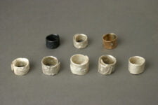 Cast wrap rings by Marian Hosking