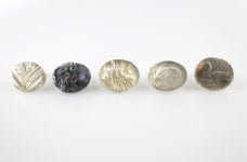 A group of rings by Recent Works: Weathered and Worn