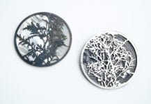 Two Seaweed brooches by Recent Works: Weathered and Worn