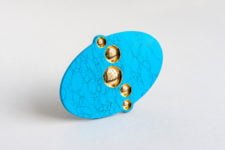 Flare: Sky brooch by Extended Definition